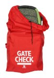 Discount J.L. Childress Gate Check Bag For Standard and Double Strollers, Red